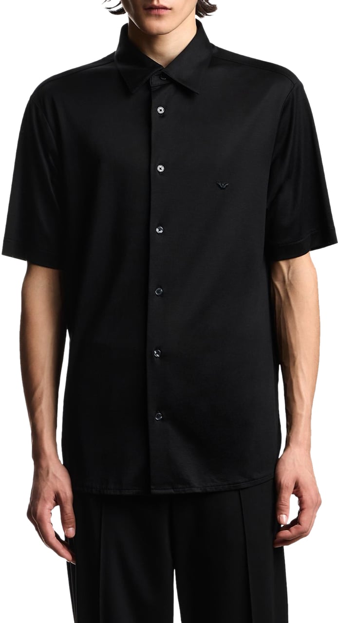 Emporio Armani Heren Armani Shirt Zwart