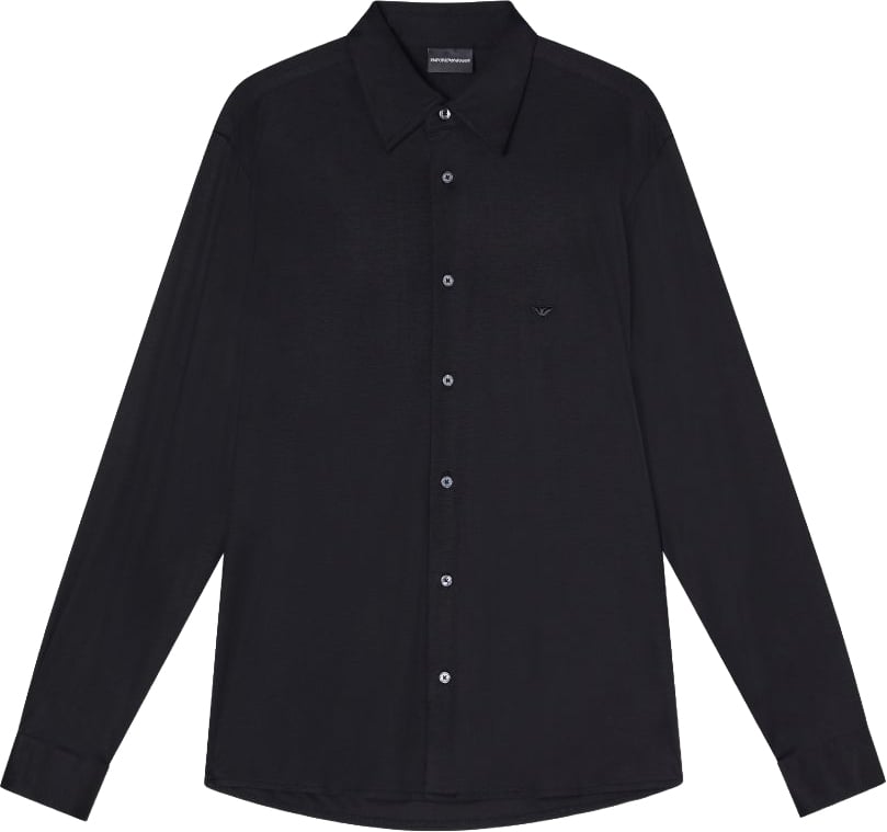 Emporio Armani Shirts Black Zwart