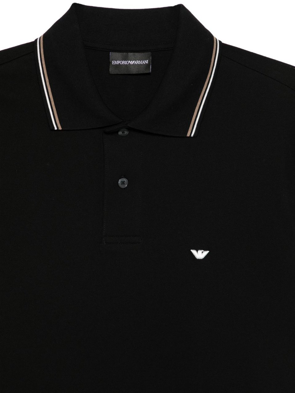 Emporio Armani T-Shirts And Polos Black Zwart