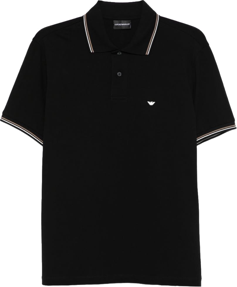 Emporio Armani T-Shirts And Polos Black Zwart