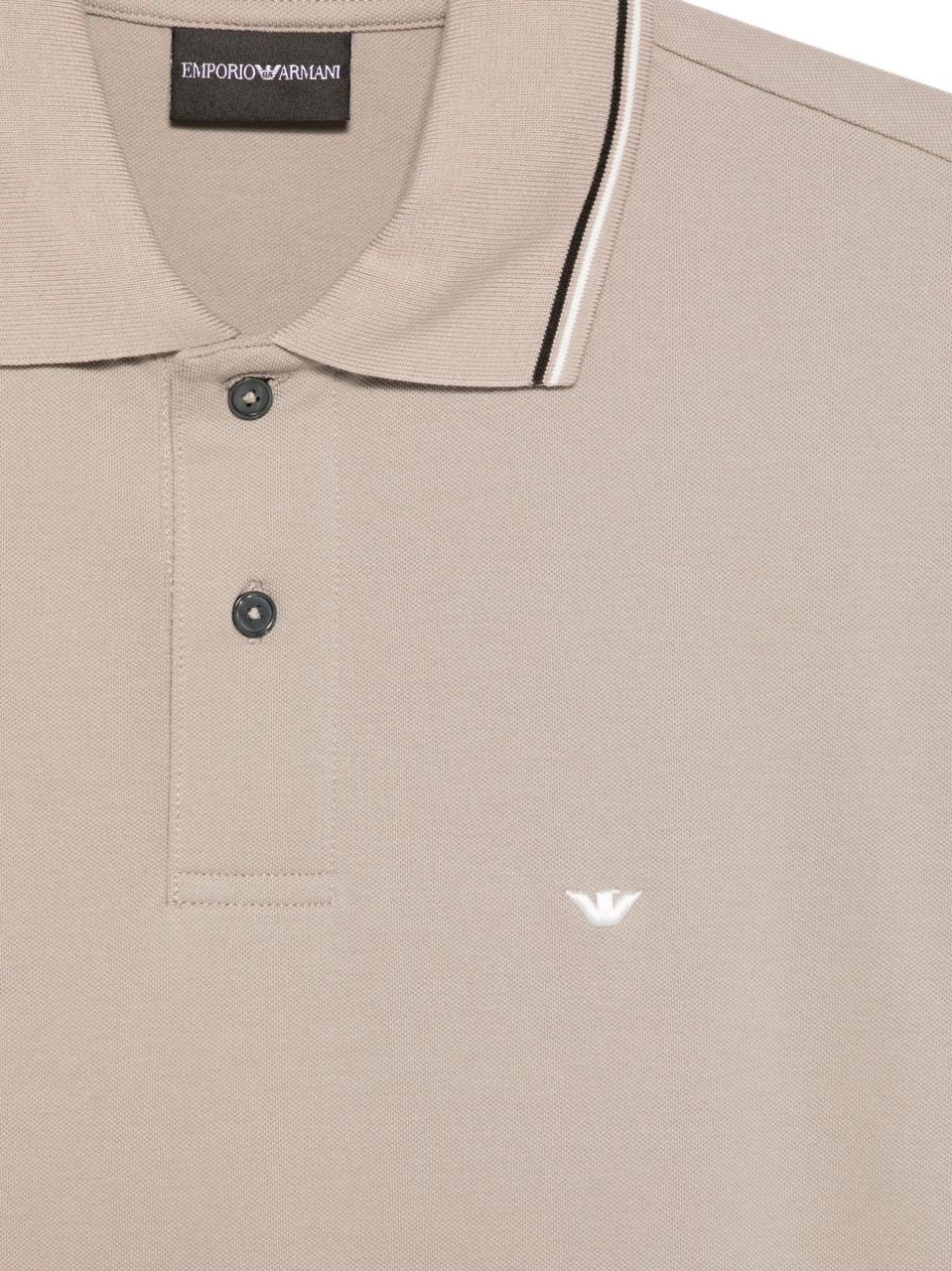 Emporio Armani T-Shirts And Polos Dove Grey Grijs