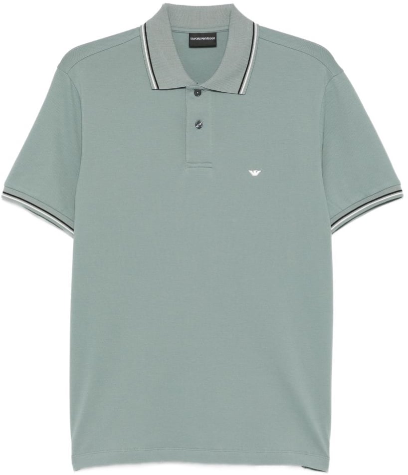 Emporio Armani T-Shirts And Polos Clear Blue Blauw