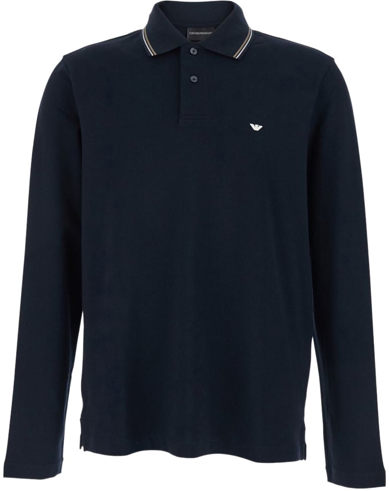 Emporio Armani T-Shirts And Polos Blue Blauw