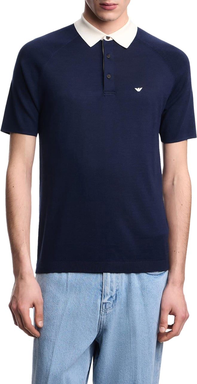 Emporio Armani Heren Armani Pullover Blauw