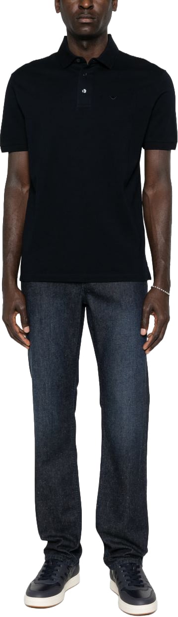 Emporio Armani T-Shirts And Polos Blue Blauw