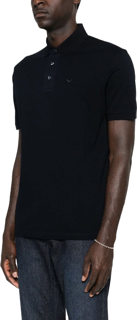 Emporio Armani T-Shirts And Polos Blue Blauw