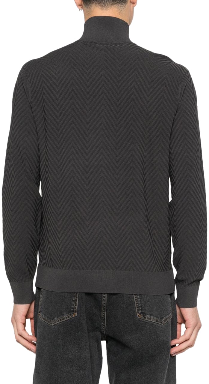Emporio Armani Sweaters Black Zwart