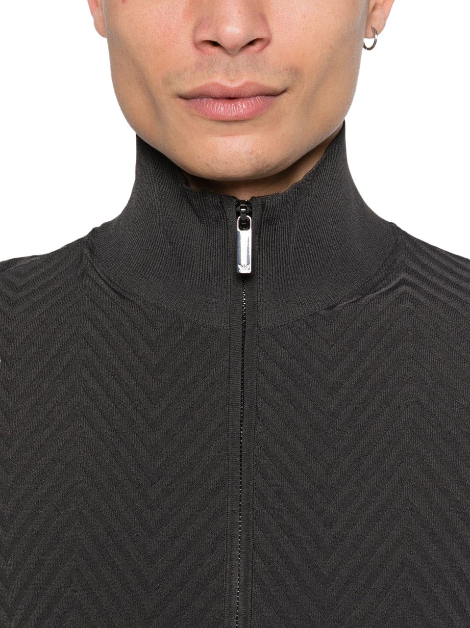 Emporio Armani Sweaters Black Zwart