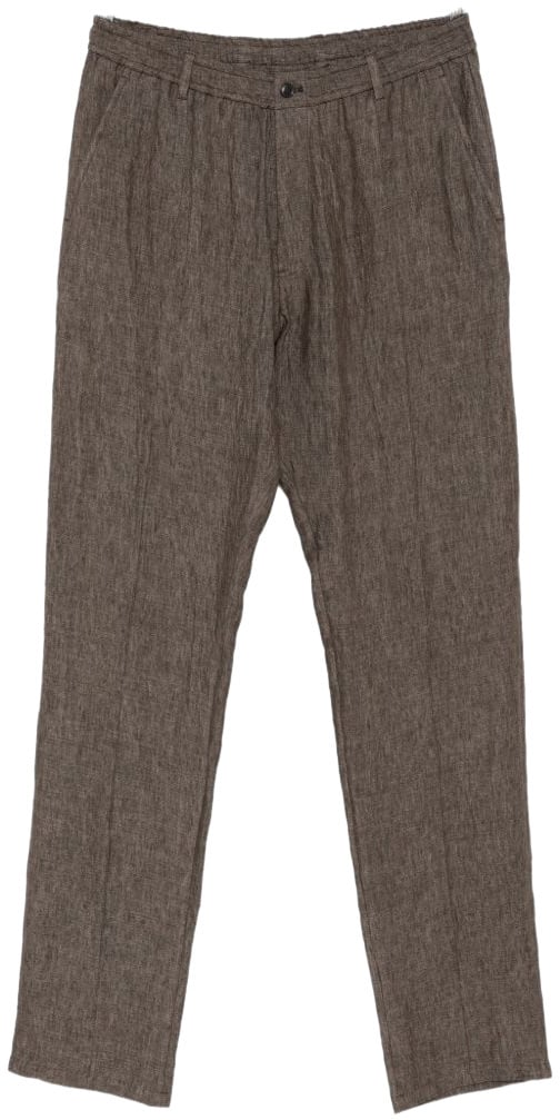 Emporio Armani Trousers Brown Bruin