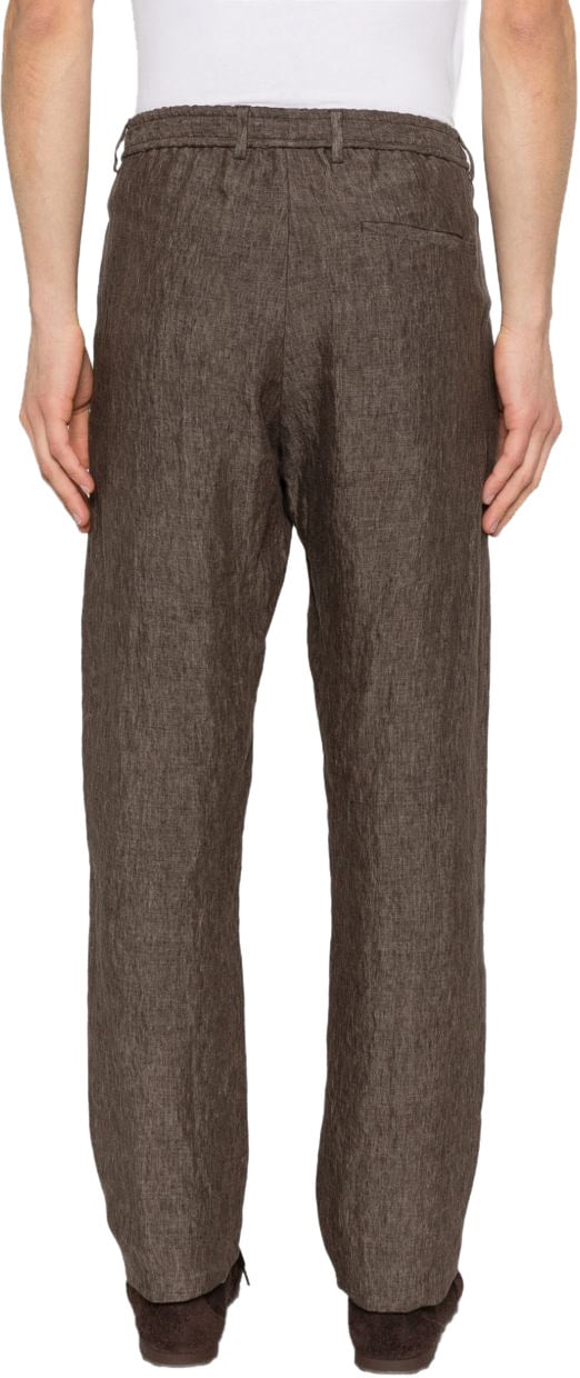 Emporio Armani Trousers Brown Bruin