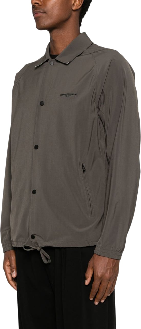 Emporio Armani Coats Marrone Bruin