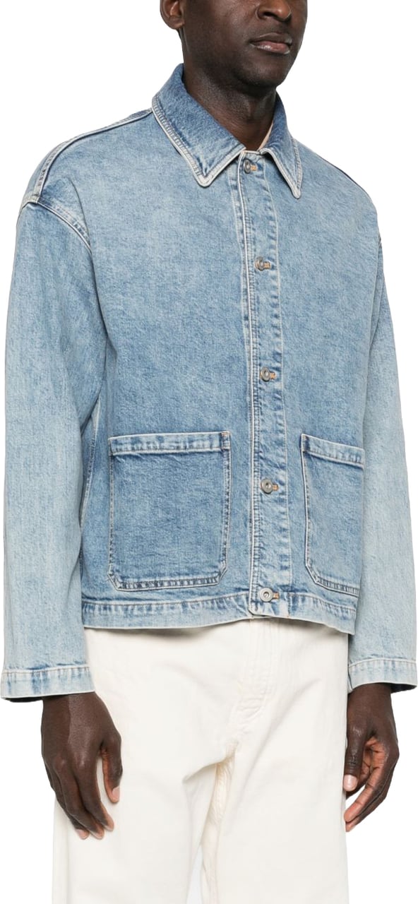 Emporio Armani Coats Azzurro Blauw