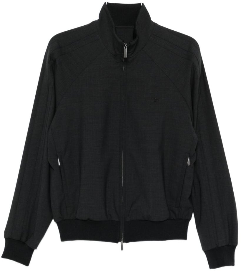 Emporio Armani Coats Grey Grijs