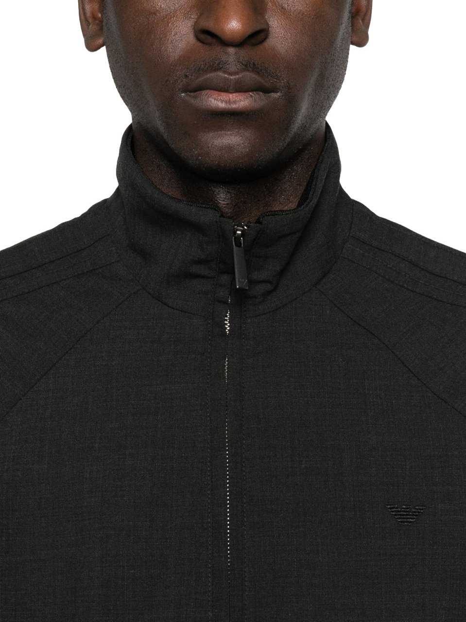 Emporio Armani Coats Grey Grijs