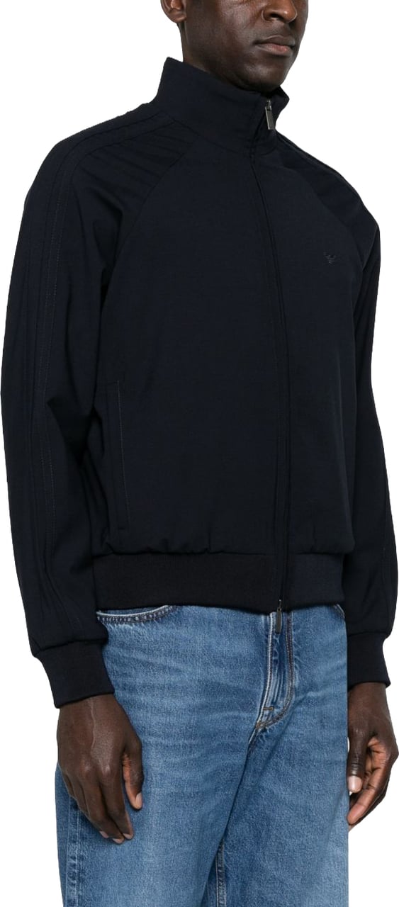 Emporio Armani Coats Navy Blauw