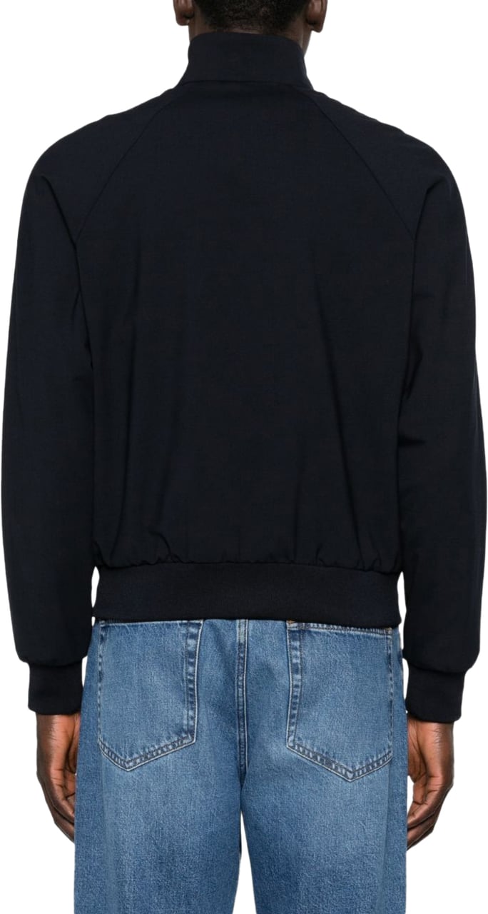 Emporio Armani Coats Blue Blauw