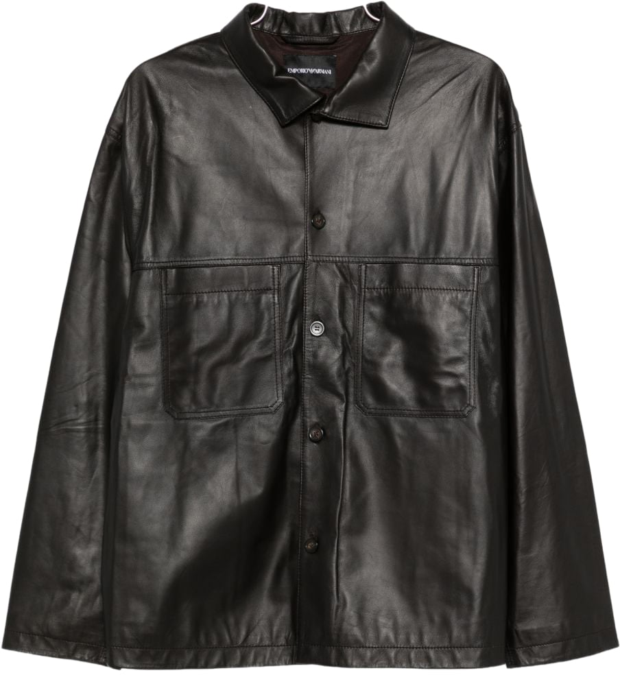 Emporio Armani Jackets Brown Bruin