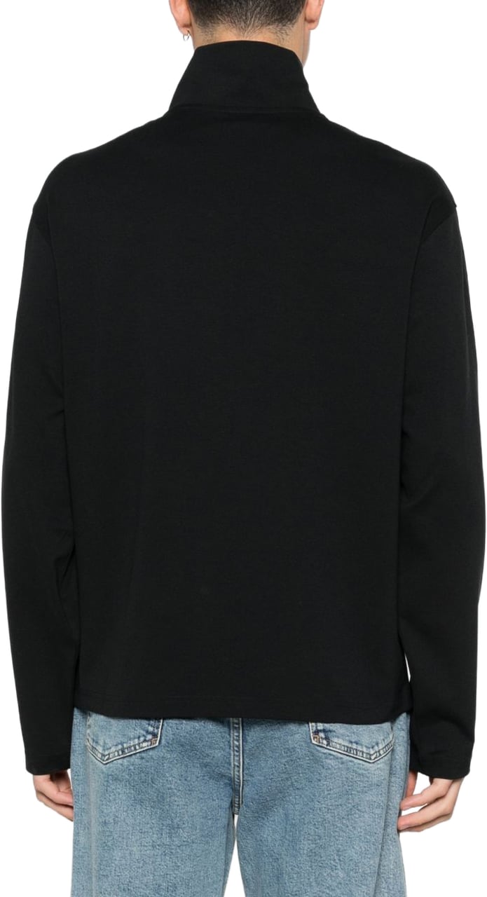 Emporio Armani Sweaters Black Zwart