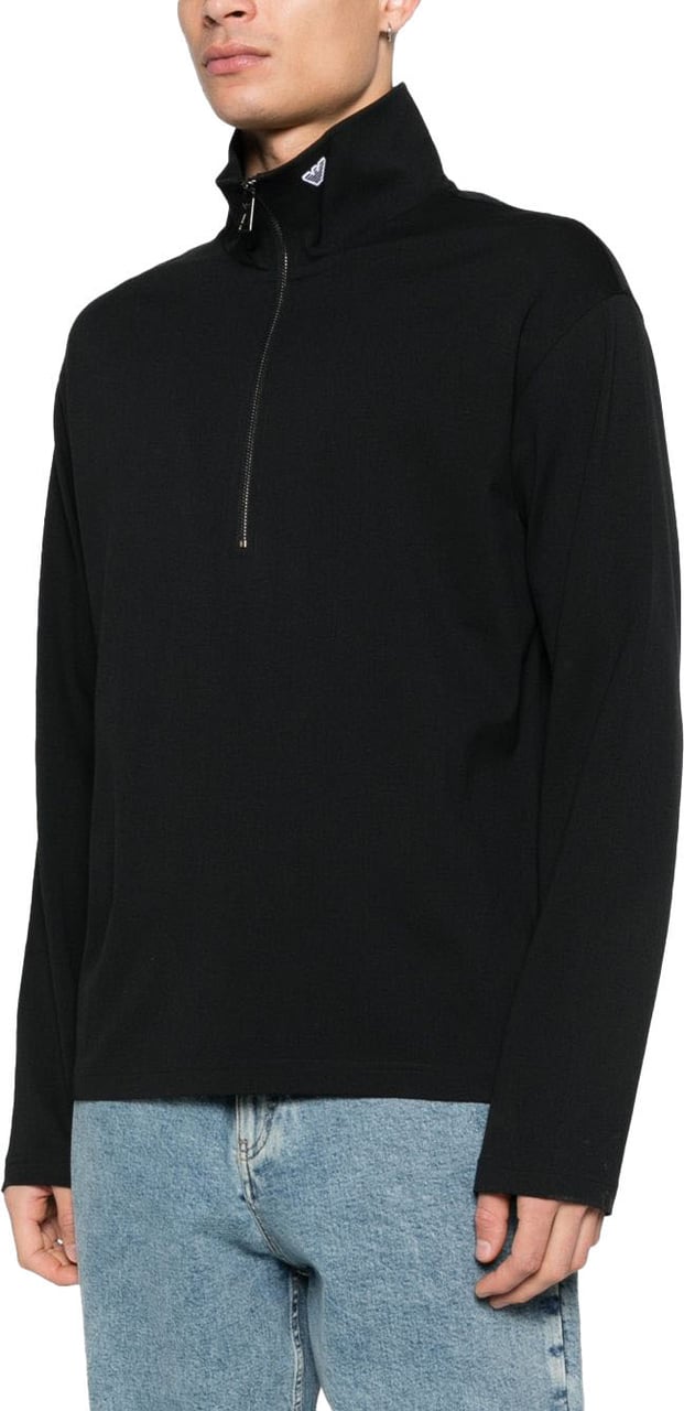 Emporio Armani Sweaters Black Zwart