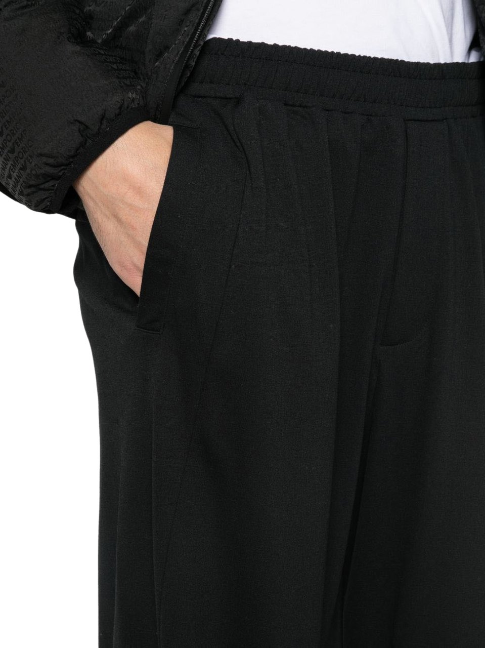 Emporio Armani Trousers Black Zwart