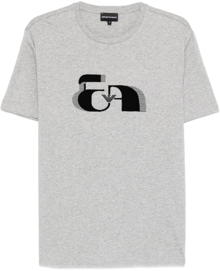 Emporio Armani T-Shirts And Polos Grey Grijs