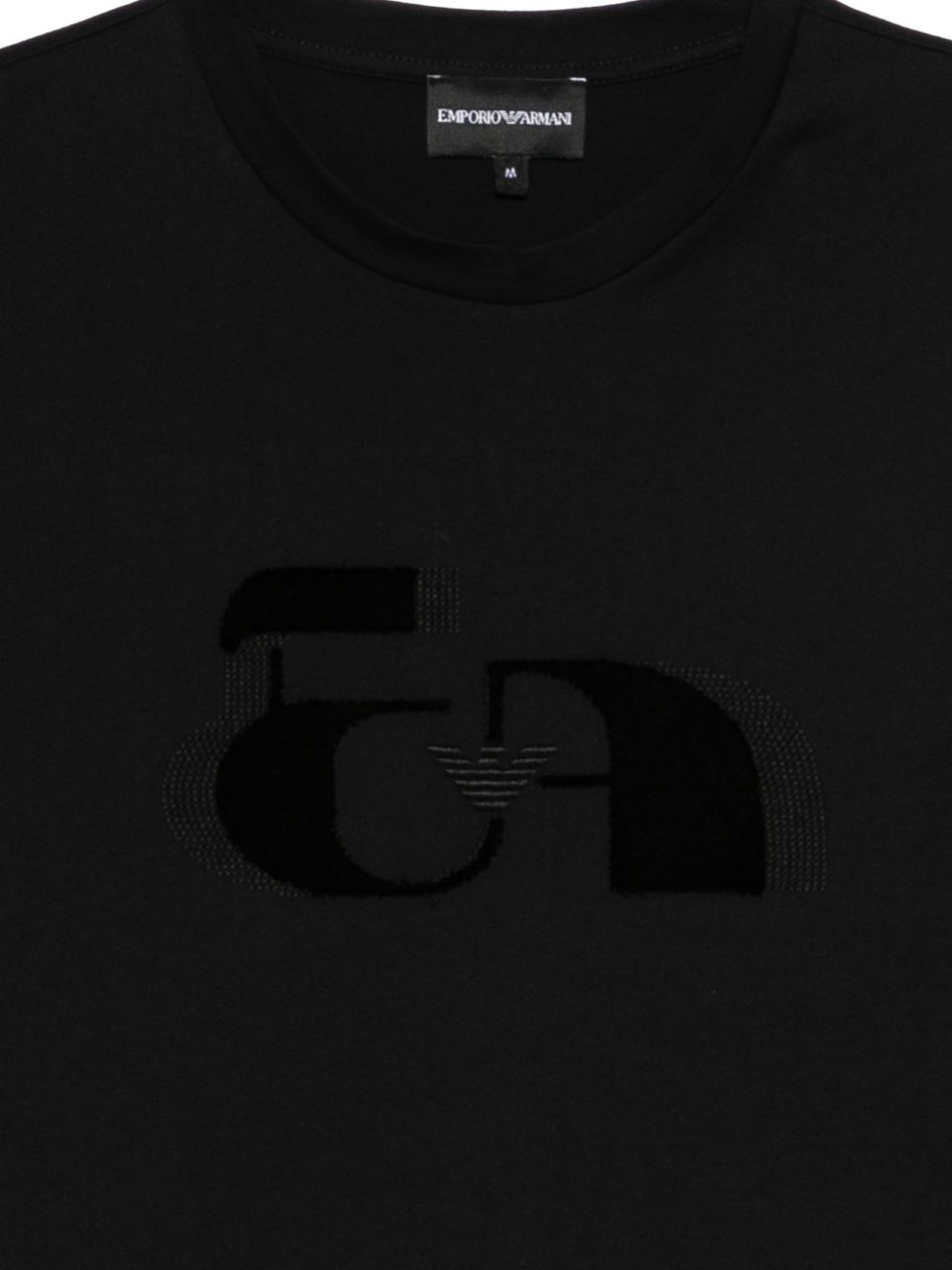 Emporio Armani T-Shirts And Polos Black Zwart