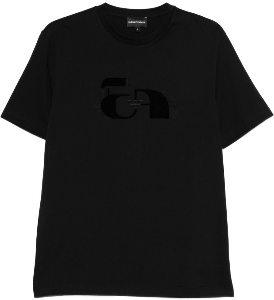 Emporio Armani T-Shirts And Polos Black Zwart