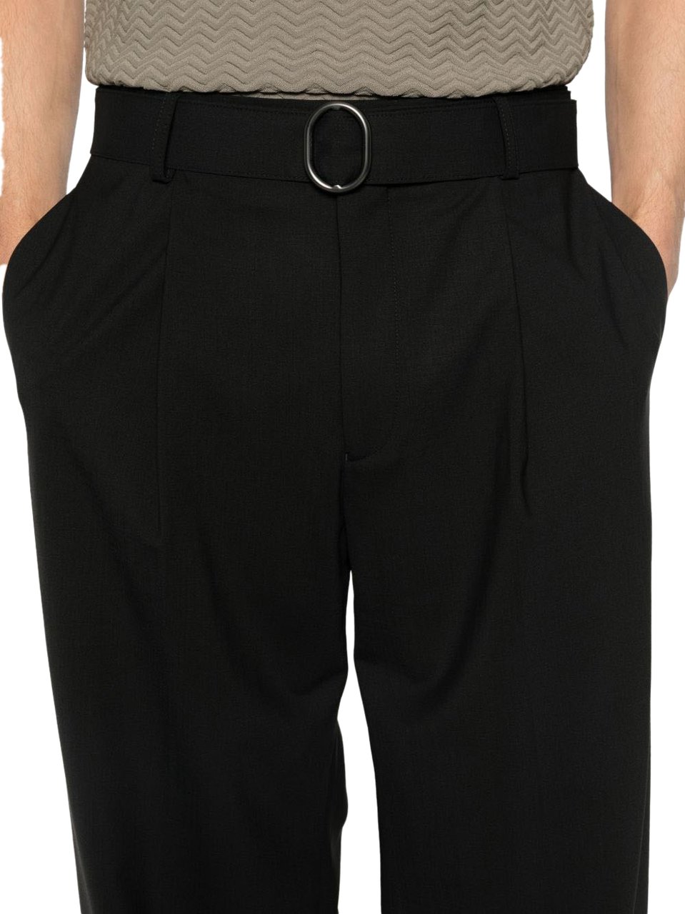 Emporio Armani Trousers Black Zwart