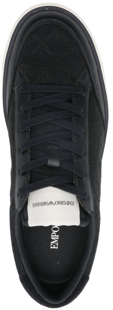 Emporio Armani Sneakers Blue Blauw