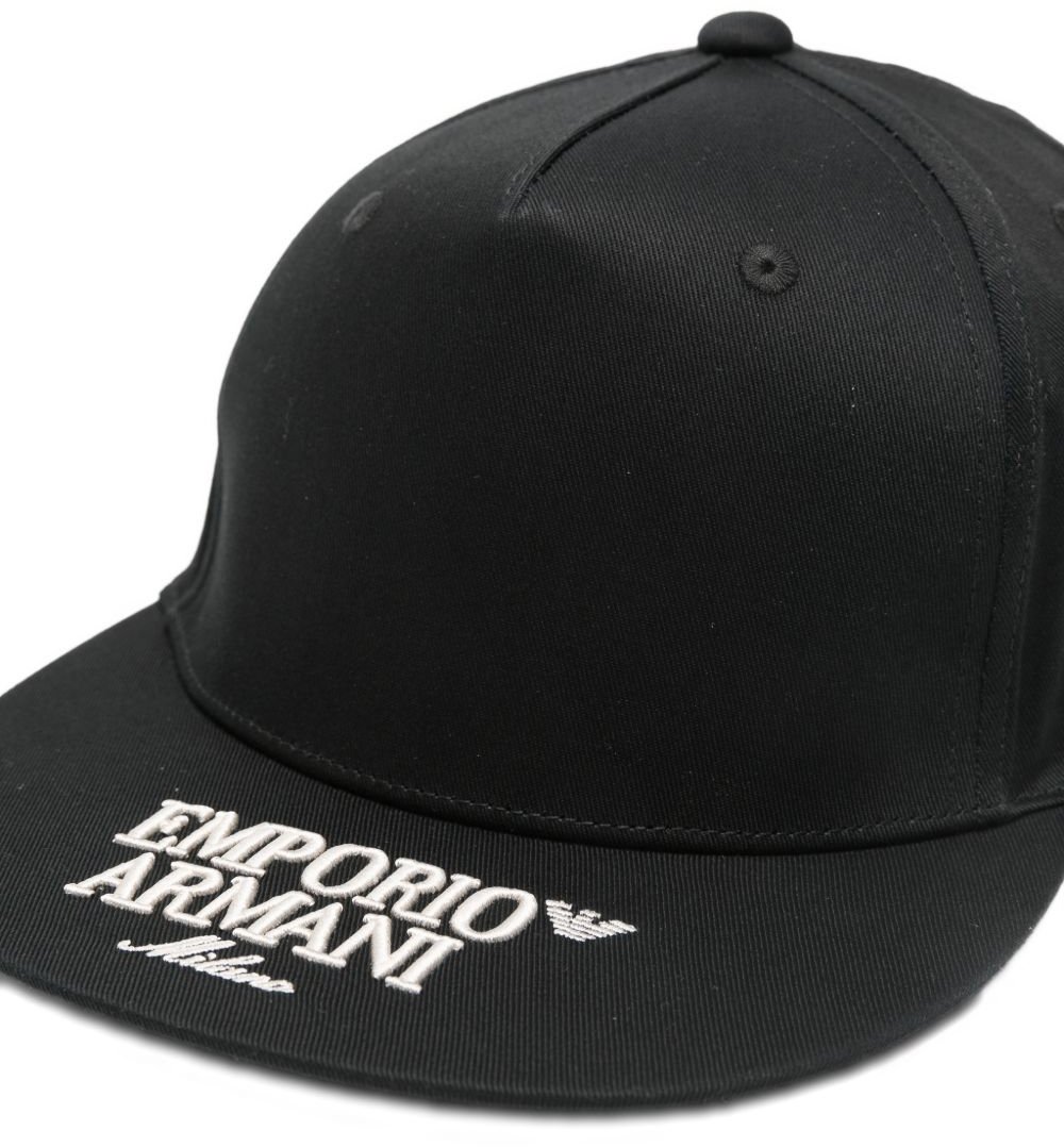 Emporio Armani Hats Black Zwart