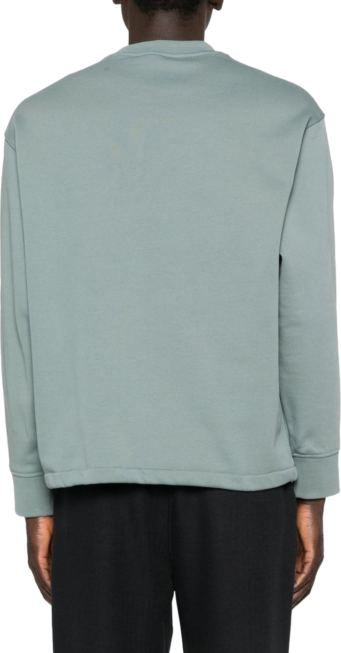 Emporio Armani Sweaters Clear Blue Blauw