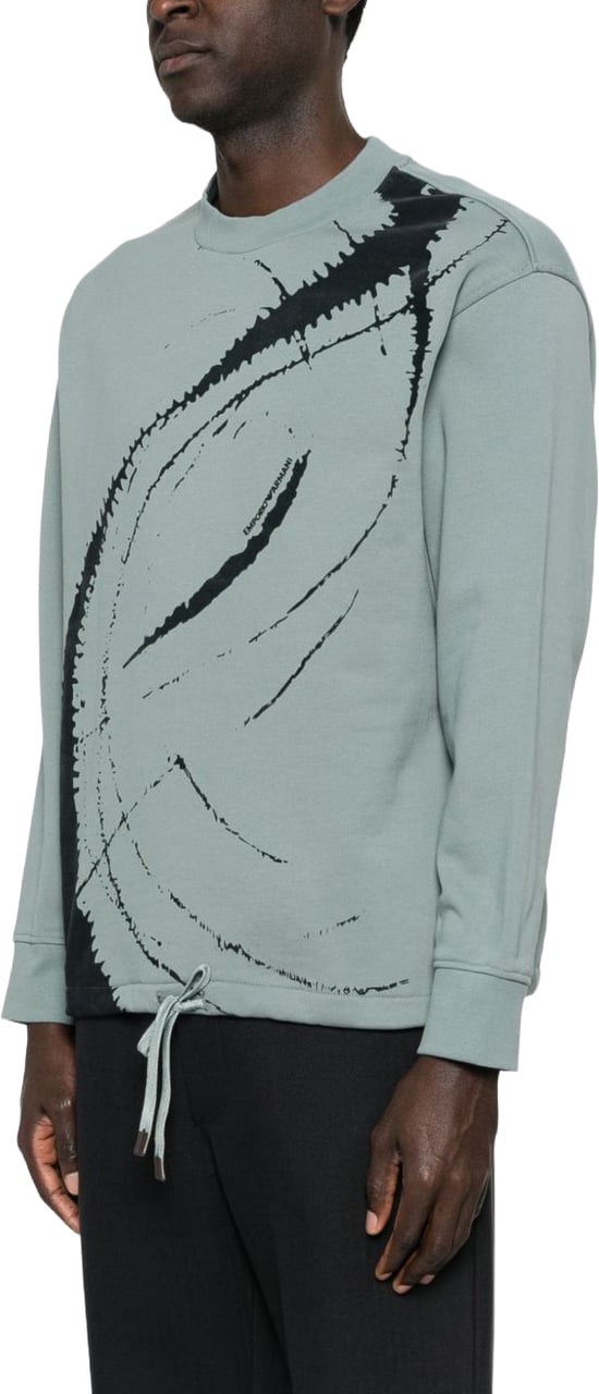 Emporio Armani Sweaters Light Blue Lichtblauw