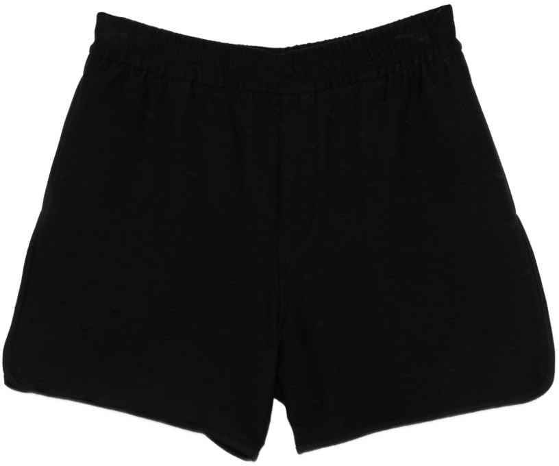 Emporio Armani Shorts Black Zwart