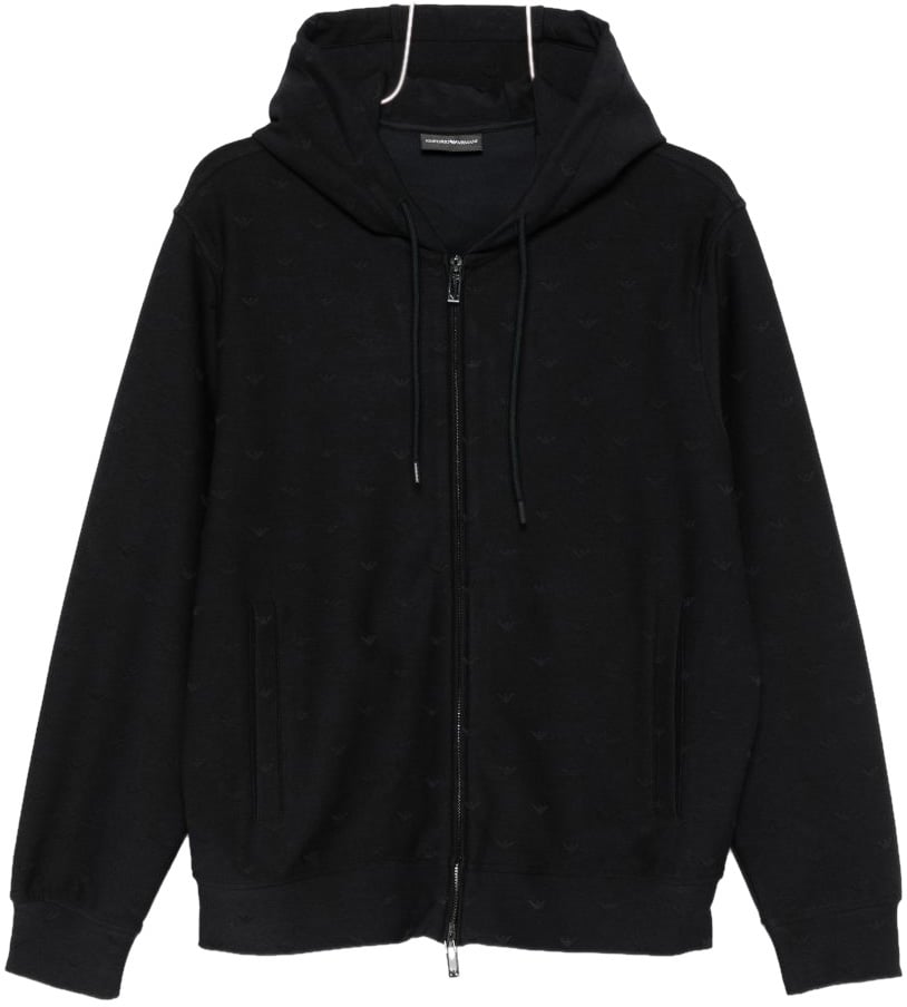 Emporio Armani Sweaters Blue Blauw