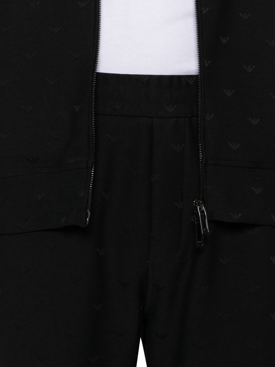 Emporio Armani Trousers Blue Blauw