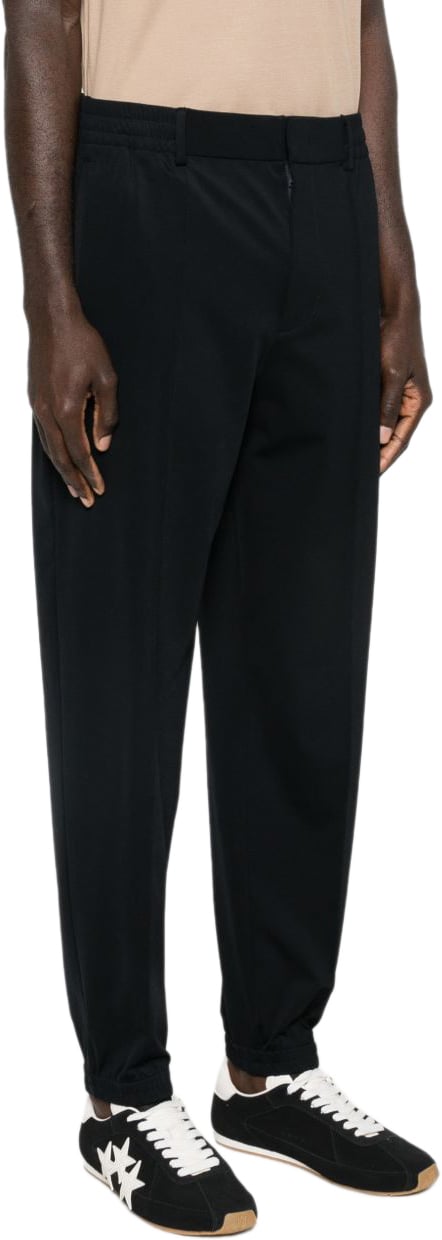 Emporio Armani Trousers Blue Blauw