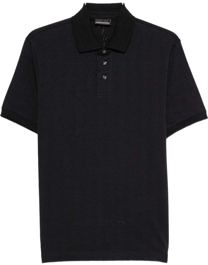 Emporio Armani T-Shirts And Polos Blue Blauw