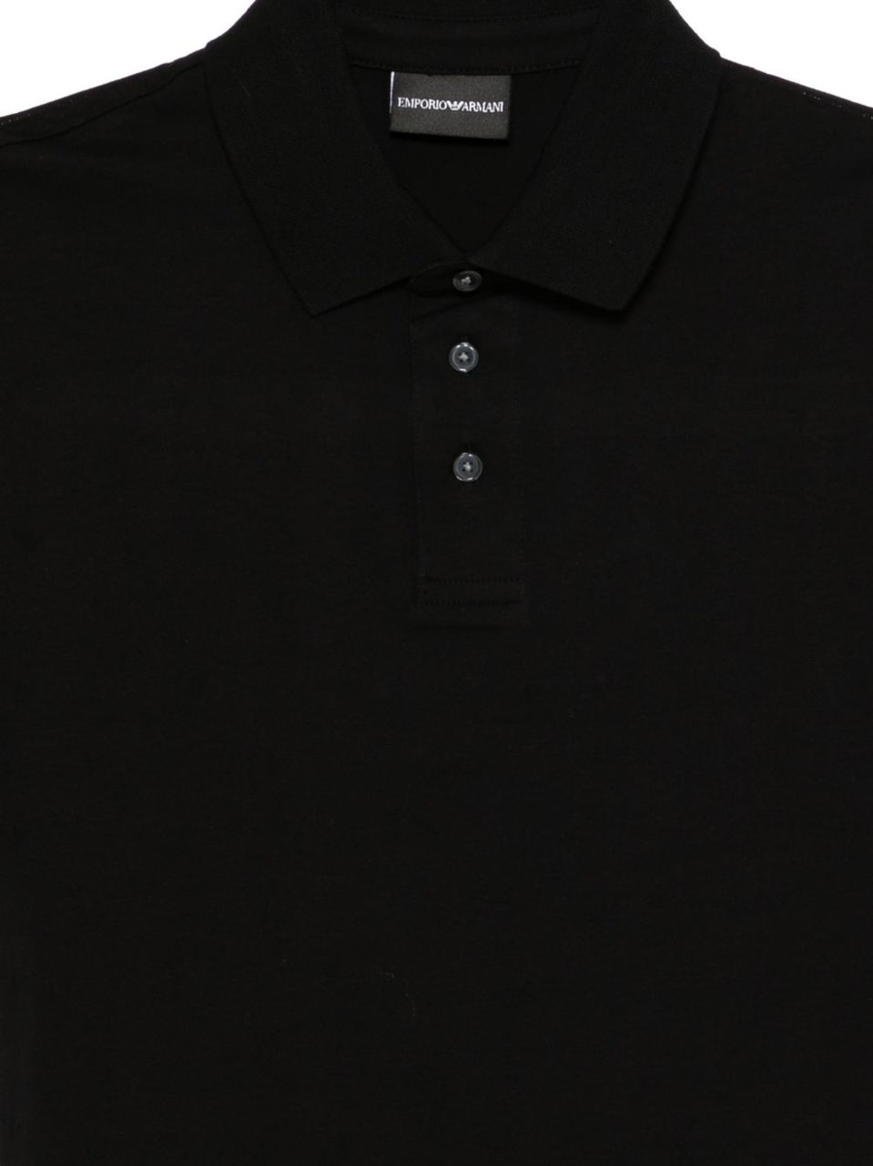 Emporio Armani T-Shirts And Polos Black Zwart