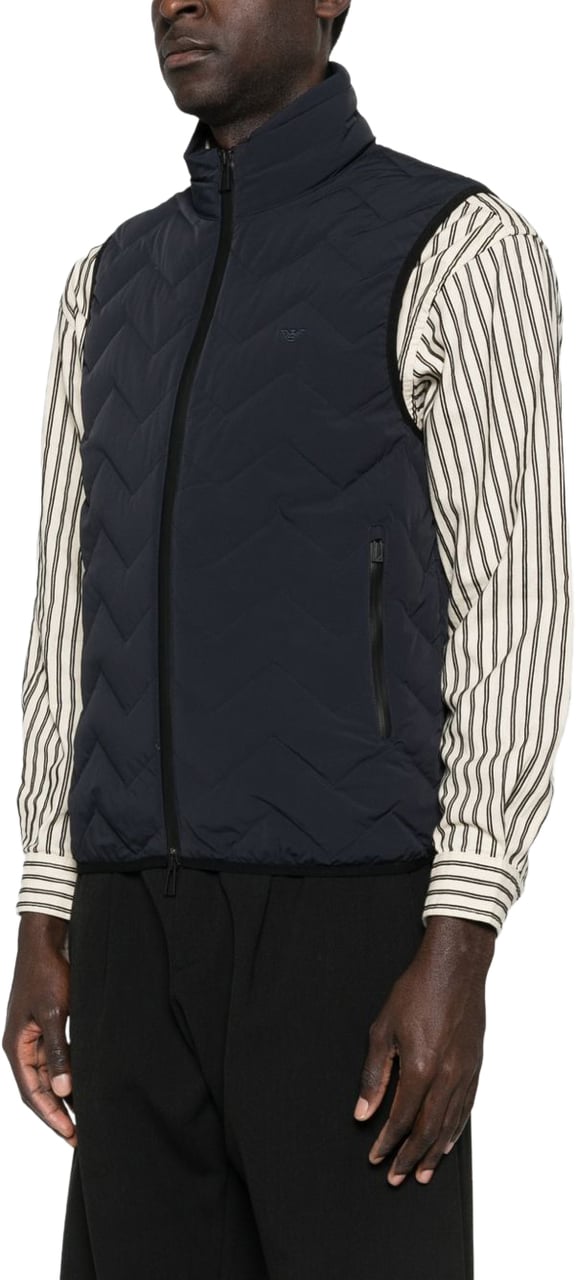 Emporio Armani Jackets Blue Blauw