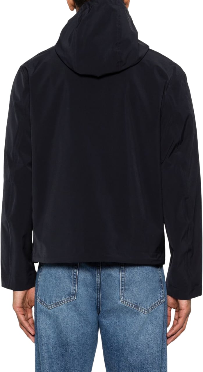 Emporio Armani Coats Blue Blauw