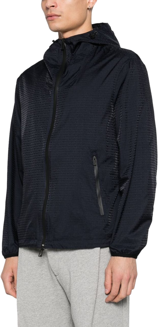 Emporio Armani Coats Blue Blauw