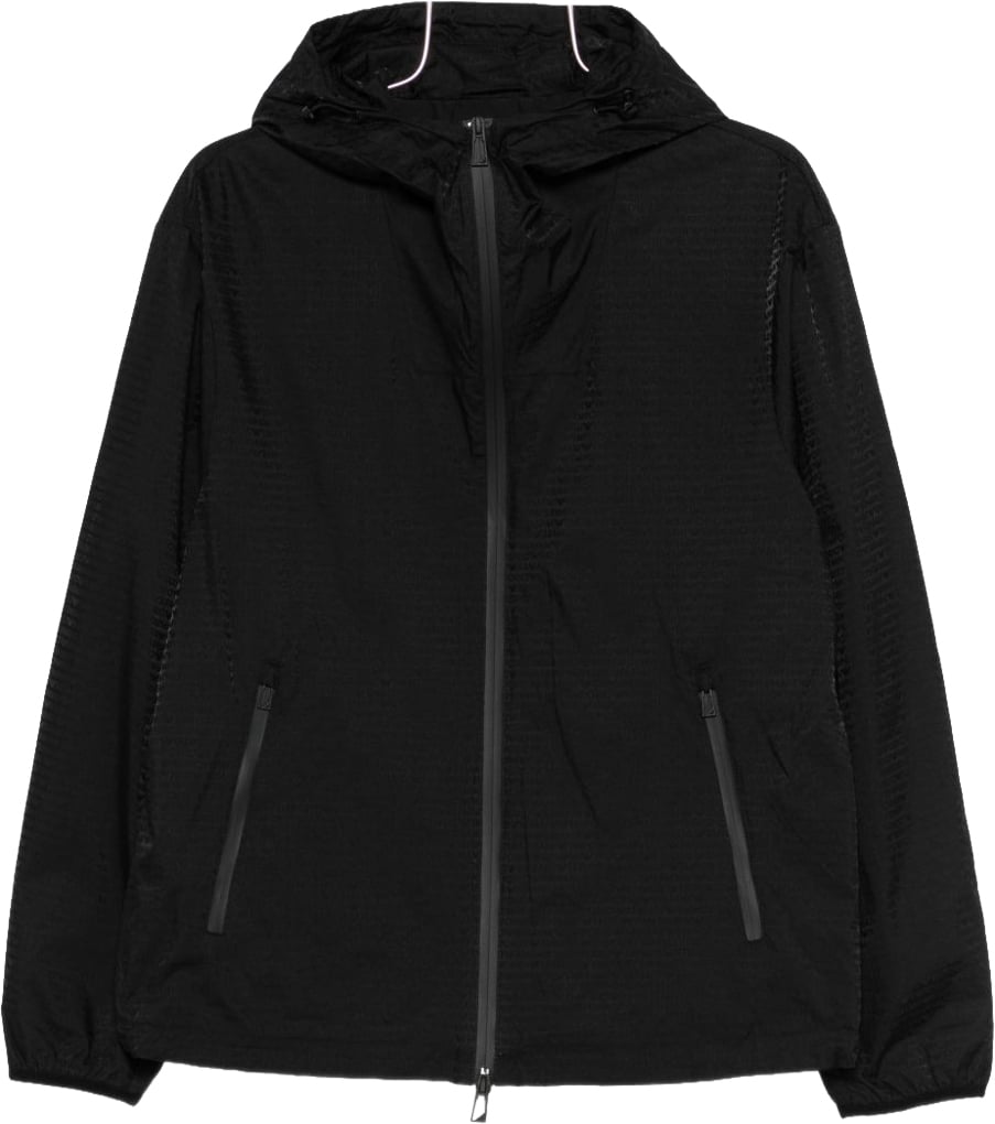 Emporio Armani Coats Black Zwart