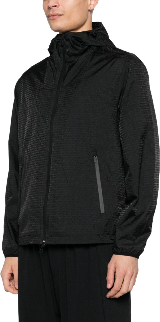 Emporio Armani Coats Black Zwart