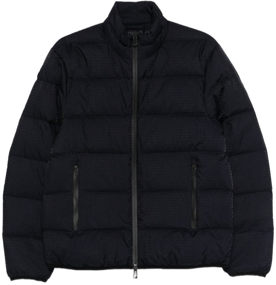 Emporio Armani Coats Blue Blauw