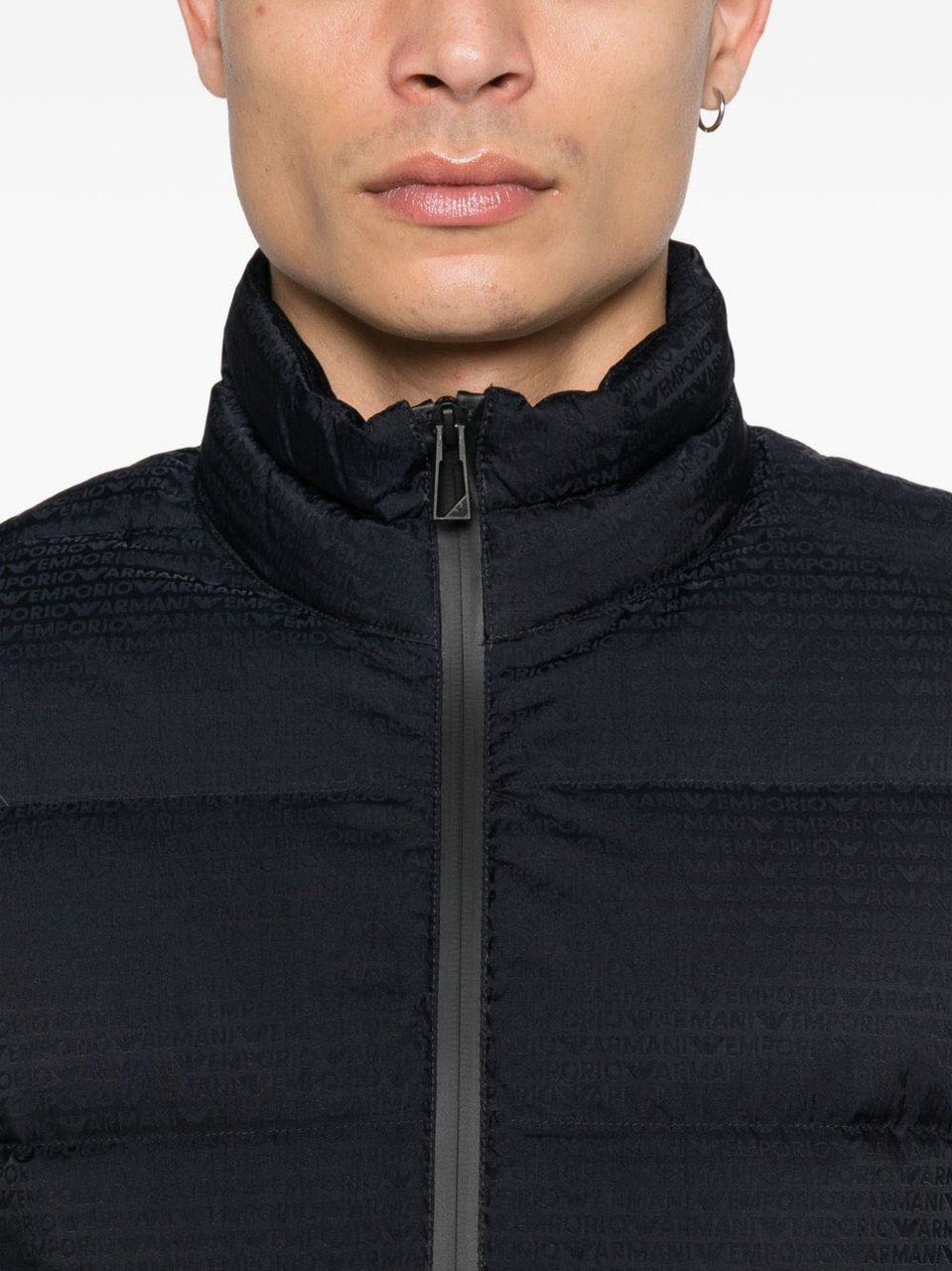 Emporio Armani Coats Blue Blauw