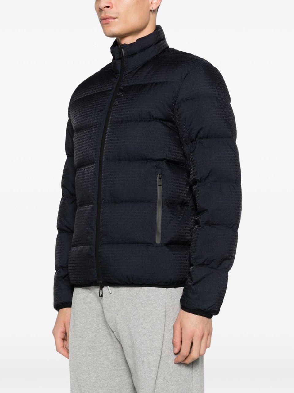 Emporio Armani Coats Blue Blauw