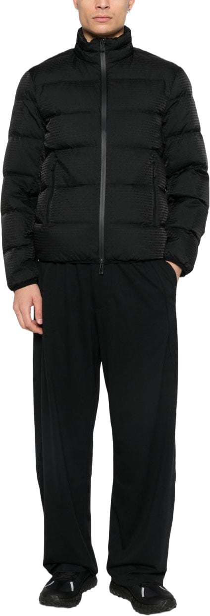 Emporio Armani Coats Black Zwart