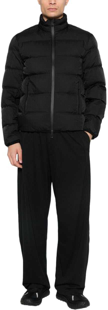 Emporio Armani Coats Black Zwart