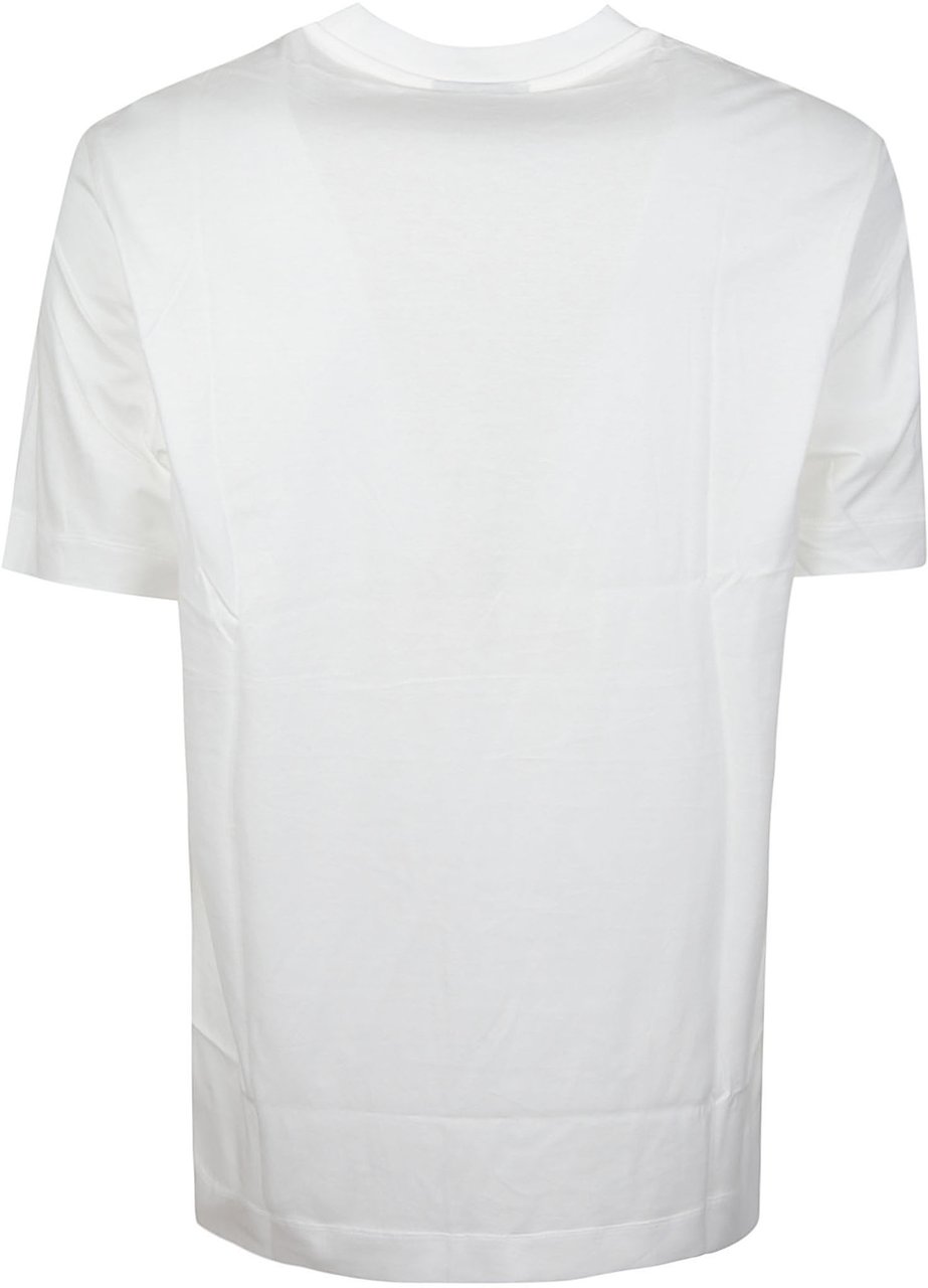 Emporio Armani Graphic Print T-shirt White Wit