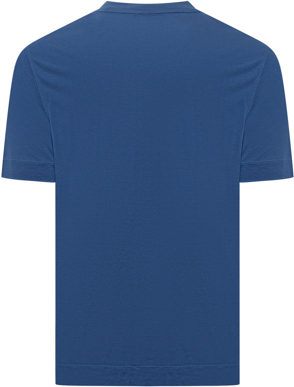 Emporio Armani T-shirt con Stampa Circolare Blauw